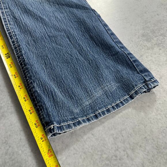 Maurices Flare Jeans Medium Wash Bootcut Denim - Size: 9/10 Short - Picture 6 of 9
